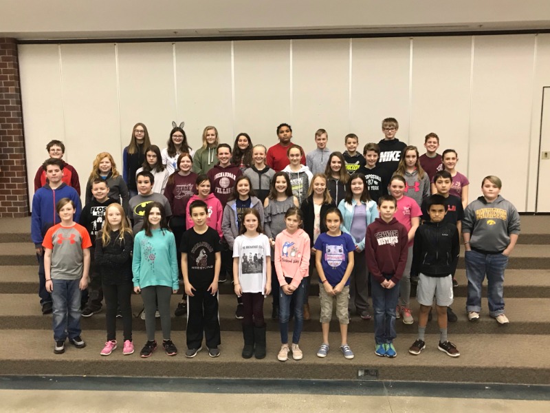 Shenandoah Community School District Semester One Honor Roll